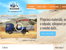 Tablet Screenshot of adkarpisek.cz
